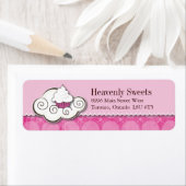 Cupcake-Geschäftsadressen-Labels (Insitu)