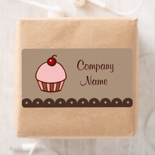 Cupcake-Geschäftsetiketten (Insitu)