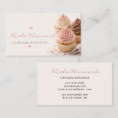 Cupcake-Geschäftskarte Visitenkarte (Vorne/Hinten)