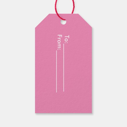 Cupcake Gift Tag Geschenkanhänger (Rückseite)