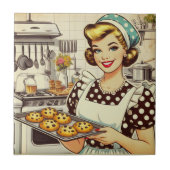 Cupcake Girl Fliese (Vorderseite)