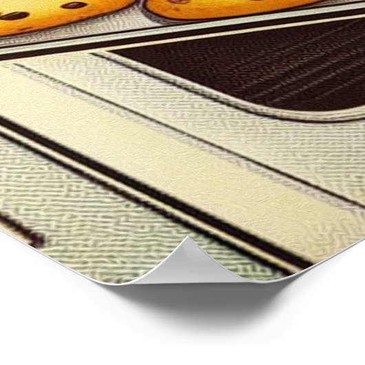 Cupcake Girl Poster (Ecke)