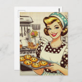Cupcake Girl Postkarte (Vorne/Hinten)