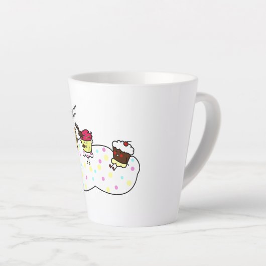 Cupcake Girls latte Cup Milchtasse (Rechte Ecke)