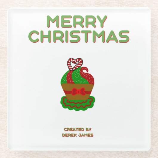 Cupcake Glass Untersetzer (Vorderseite)