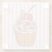 Cupcake Glasuntersetzer (Rückseite)