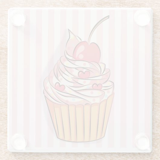 Cupcake Glasuntersetzer (Rückseite)