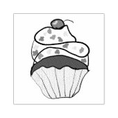 Cupcake Gummistempel (Prägung)