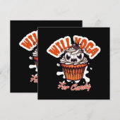 Cupcake Halloween Idee für Mamas Yoga (Vorne/Hinten)