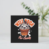 Cupcake Halloween Idee für Mamas Yoga (Stehend Vorderseite)