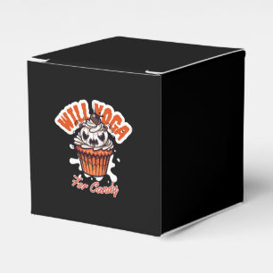 Cupcake-Halloween-Idee für Mamas Yoga Geschenkschachtel
