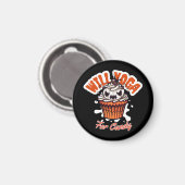 Cupcake Halloween Idee für Mamas Yoga Magnet (Vorderseite/Rückseite)