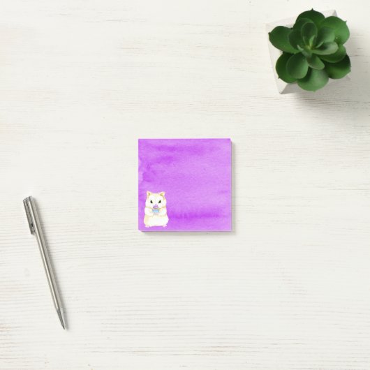 Cupcake Hamster Post-It Notes Klebezettel (Büro)