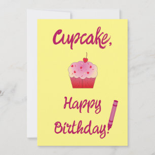 Cupcake, Happy Birthday! Einladung