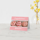 Cupcake Happy Birthday Karte (Gelbe Blume)