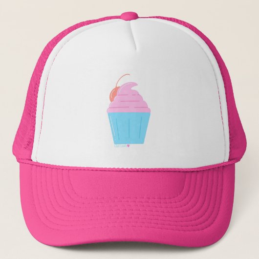 Cupcake Hat! Truckerkappe (Vorderseite)