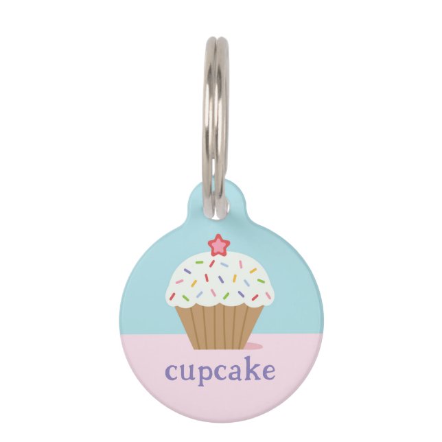 Cupcake Haustiermarke (Vorderseite)