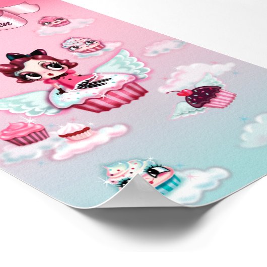 Cupcake Heaven Poster - Vertikal (Ecke)