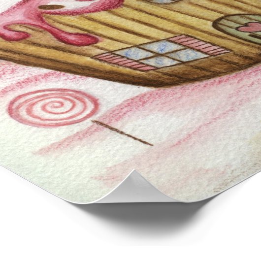 Cupcake House Poster (Ecke)