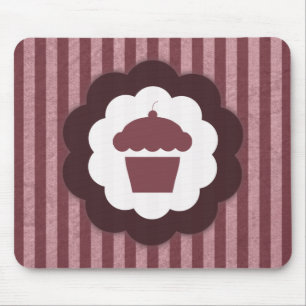 Cupcake im Vintage-Stil Mousepad