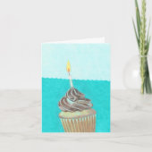 Cupcake in Wasser Karte (Vorderseite)