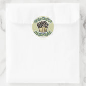 Cupcake-Jäger Runder Aufkleber (Tasche)