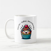 Cupcake + Kaffee = süßen Morgen Kaffeetasse (Links)
