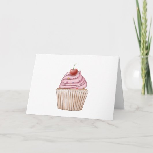 Cupcake Karte (Vorderseite)
