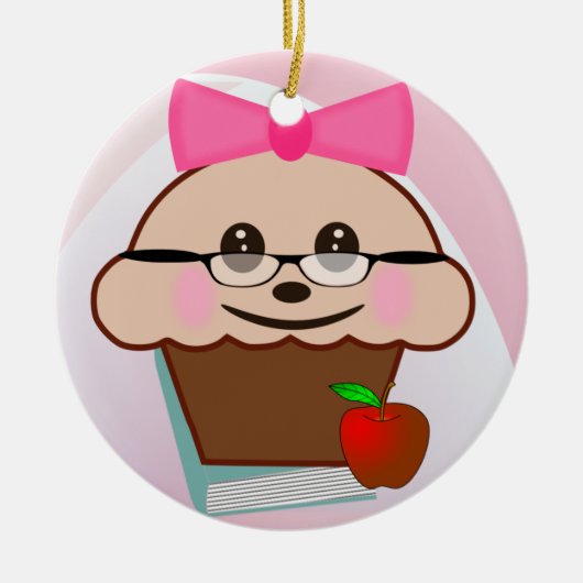 Cupcake Keramikornament (Vorne)