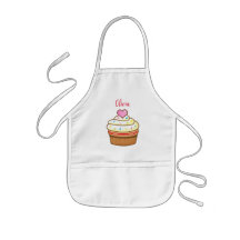 Cupcake Kids NAME Backen Schürze Kochclub