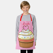 Cupcake Kinder NAME Backen Schürze Retro (Getragen)