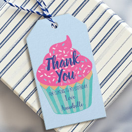 Cupcake Kindergeburtstag Vielen Dank Geschenkanhänger