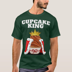 Cupcake King Mens Cake Backake Lover Baker Cupcake T-Shirt