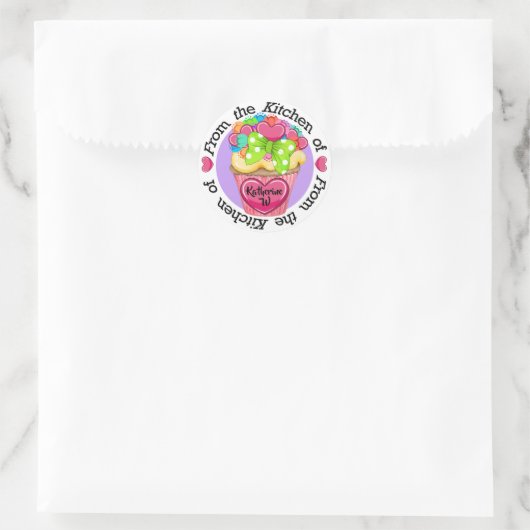 Cupcake Kitchen Sticker (Tasche)