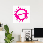 Cupcake-Kleckser Poster (Heimbüro)