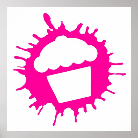Cupcake-Kleckser Poster (Vorne)