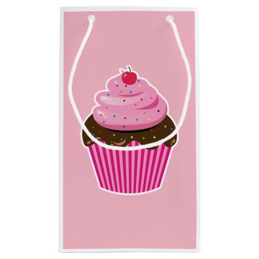 Cupcake Kleine Geschenktüte (Rückseite)