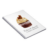 Cupcake Konditorei Koch Bäckerei Notebook Notizblock (Rechte Seite)