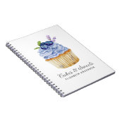 Cupcake Konditorei Koch Bäckerei Notebook Notizblock (Rechte Seite)