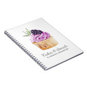 Cupcake Konditorei Koch Bäckerei Notebook Notizblock (Rechte Seite)