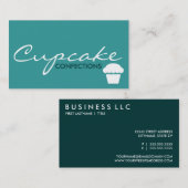 CUPCAKE Konfektionen (farblich anpassbar) Visitenkarte (Vorne/Hinten)