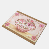 Cupcake Küche Bäckerei Doormat Rug Geschenk Fußmatte (Schrägansicht)