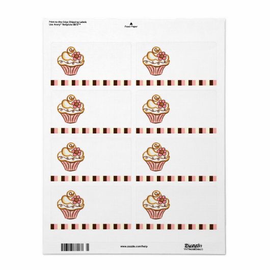 Cupcake Labels (Vorne)