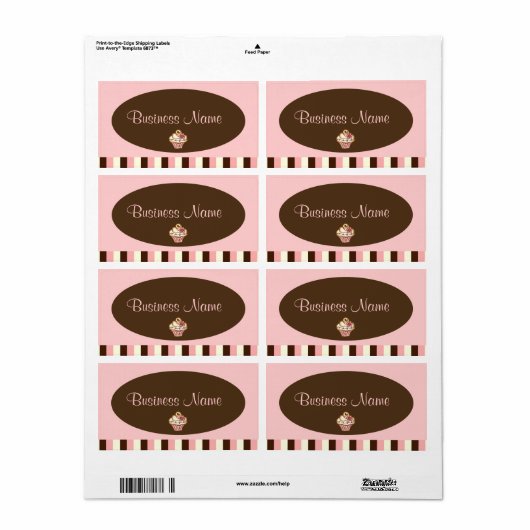 Cupcake Labels (Vorne)