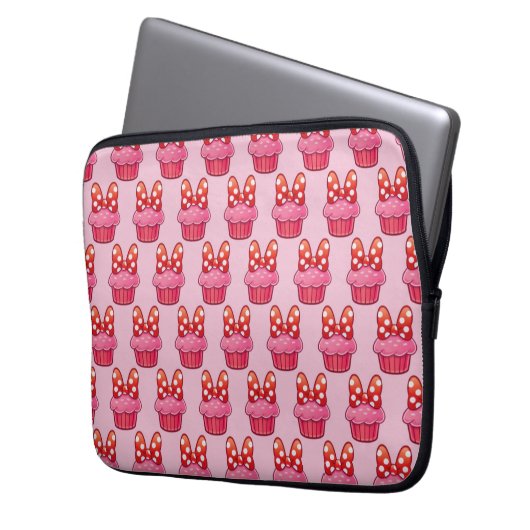 Cupcake Laptop Sleeve (Vorderseite Links)