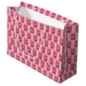 Cupcake Large Gift Bag Große Geschenktüte (Vorderseite Schrägansicht)