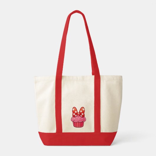 Cupcake Large Tote Bag Tragetasche (Rückseite)