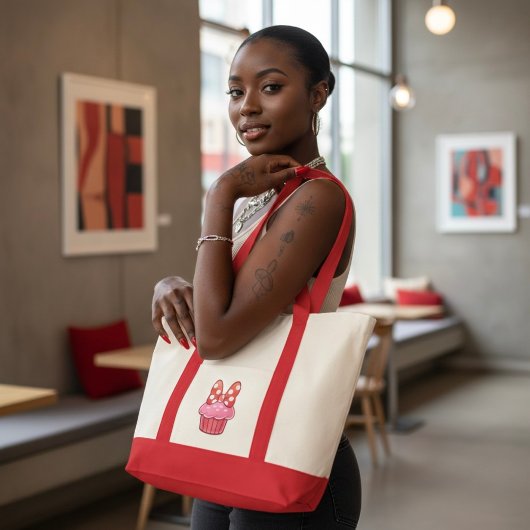 Cupcake Large Tote Bag Tragetasche