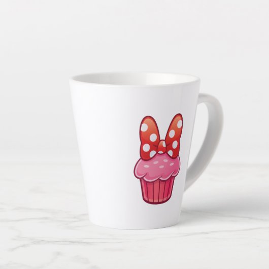 Cupcake Latte Mug Milchtasse (Rechte Ecke)