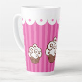 Cupcake Latte Tasse (Linke Ecke)